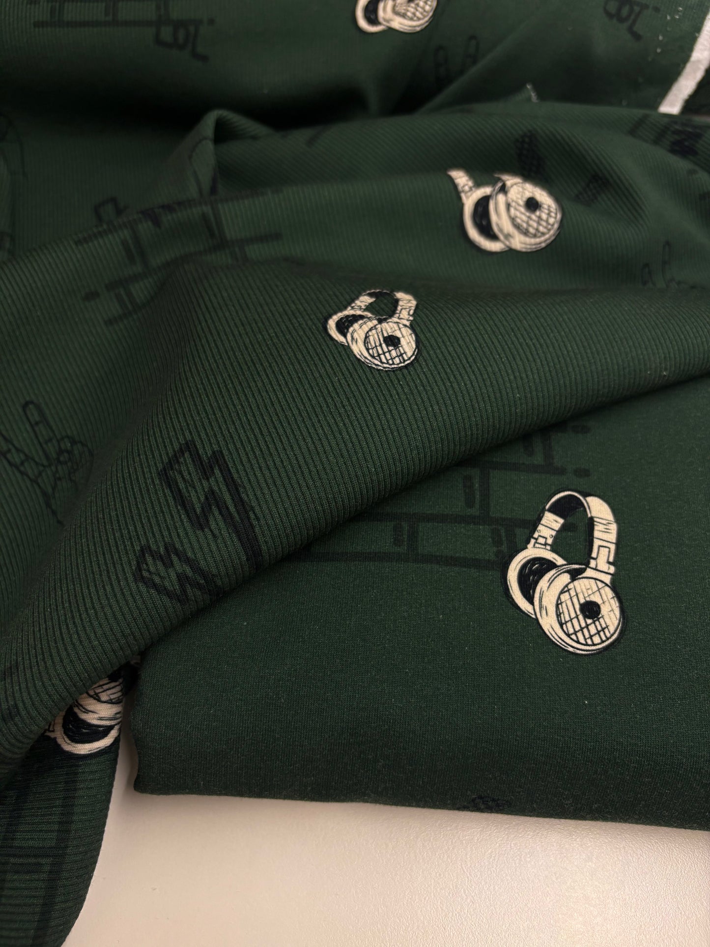 Bio Ribjersey "Voll WILD" Khaki Reaktivdruck
