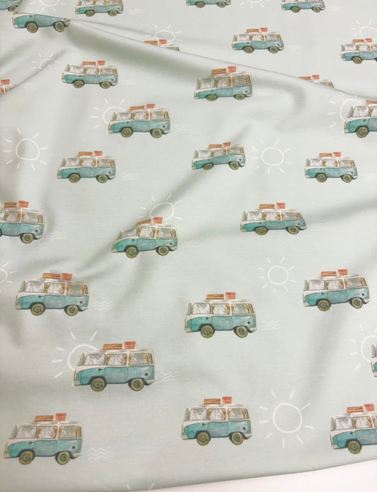 2 m Rest   Bio Jersey Van hell mint