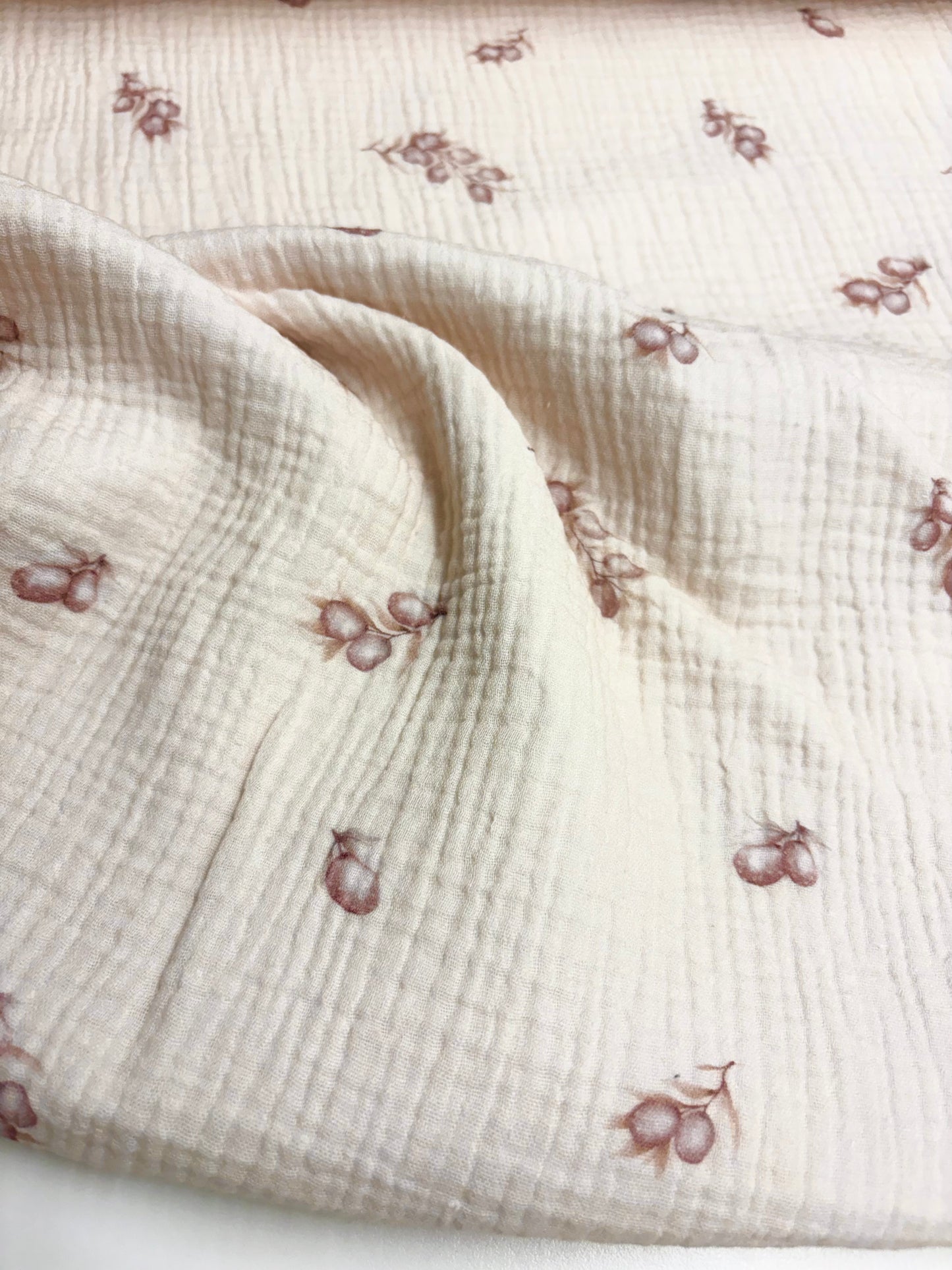 B- Ware Musselin Oliven